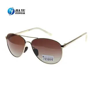 Newest Trending Fashion Adjustable Nose Pads Retro Polarized Metal Sunglasses Unisex